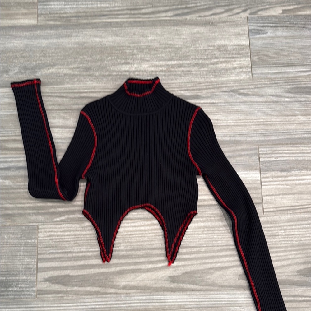 Turtleneck Long Sleeve Top